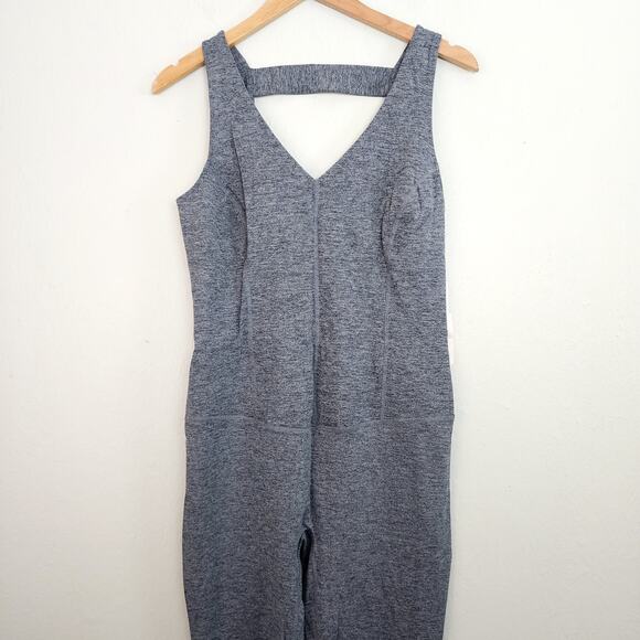 NEW Free People Hatch Maternity Never Better Onesie Jumpsuit Grey Large - Picture 5 of 10